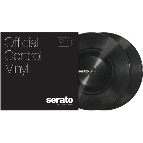 Serato Vinyl Performance Series Paire - Pressage de vinyle de contrôle noir 10"