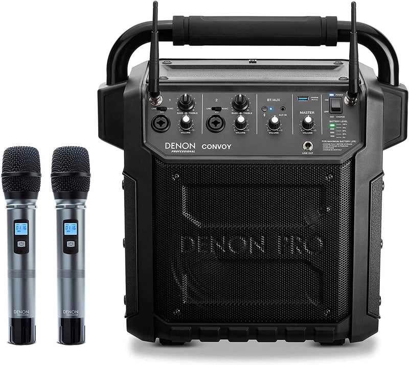 Denon Pro CONVOY Professional Battery Powered Mobile PA System