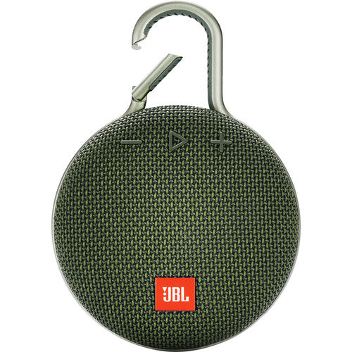 JBL CLIP 3 Portable Bluetooth Speaker (Forest Green)
