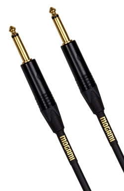Mogami GOLDINSTRUMENT 03 1/4" Instrument Cable - 3'