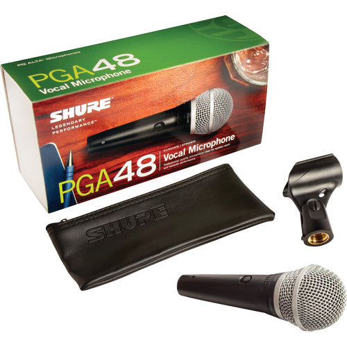 Microphone vocal dynamique Shure PGA48-LC 