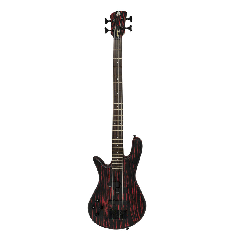 Spector NSPULSE4CINDERLH NS Pulse 4 - Left-Handed Electric Bass with EMG PJ Pickups - Cinder Red (Limited Edition)
