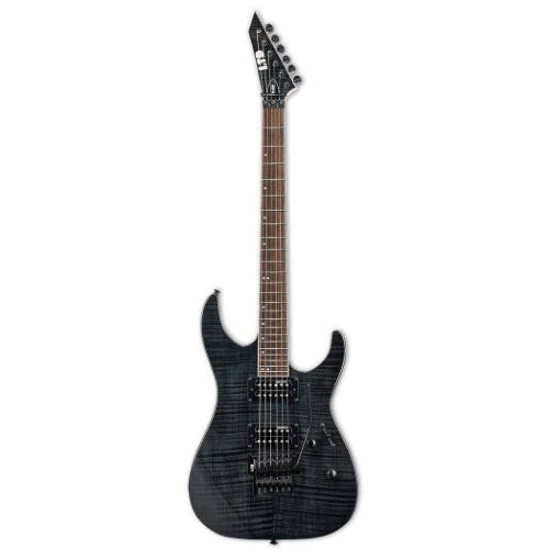 ESP LTD M-200FM Electric Guitar with an LTD by Floyd Rose Tremolo - See Thru Black