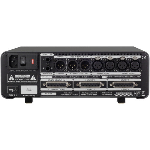 SPL SMC 7.1 Contrôleur de moniteur surround + rack d'extension (noir)