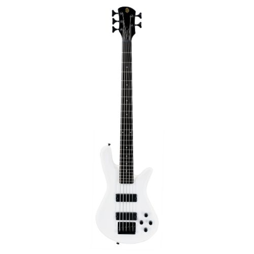 Spector Performor Série Perf5Wh Performer 5 - 5 String Electric Bass avec Dual Humbuckers - Blanc