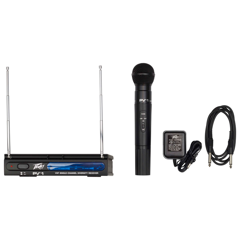 Peavey PV-1 V1 HH VHF Handheld Wireless System - 203.400MHZ