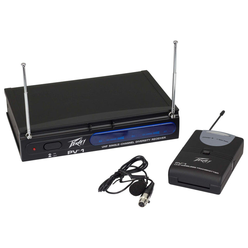 Peavey PV-1 U1 BL UHF Lapel Wireless System - 906.000 MHZ