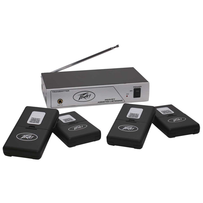 Peavey® 4- User Assisted Listening System - 72.1 MHz