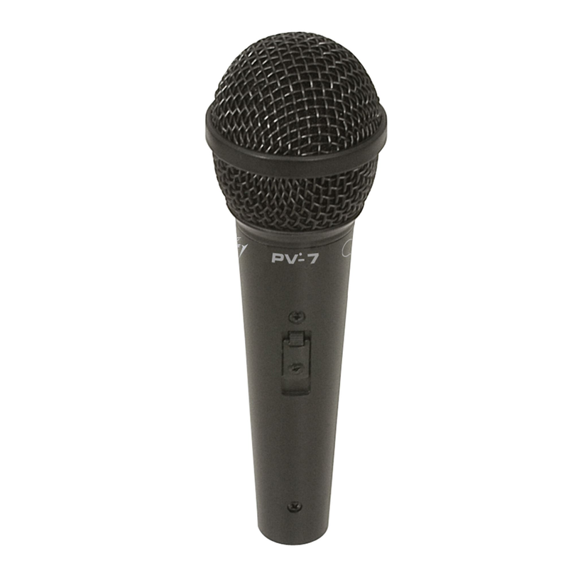 Microphone Peavey PV®7 avec câble 1/4" vers XLR