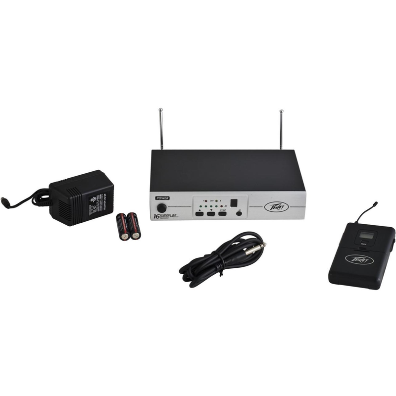 Peavey PV Système de microphone sans fil UHF 16 canaux - GTR
