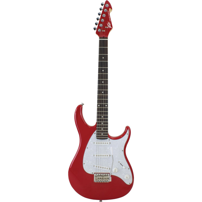 Guitare électrique personnalisée Peavey Raptor® avec micros à simple bobinage et trémolo - Rouge 