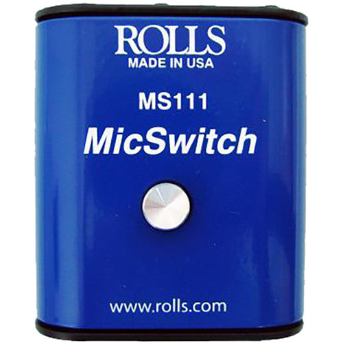 Rolls MS111 Mic Switch Latching or Momentary Microphone Mute Switch