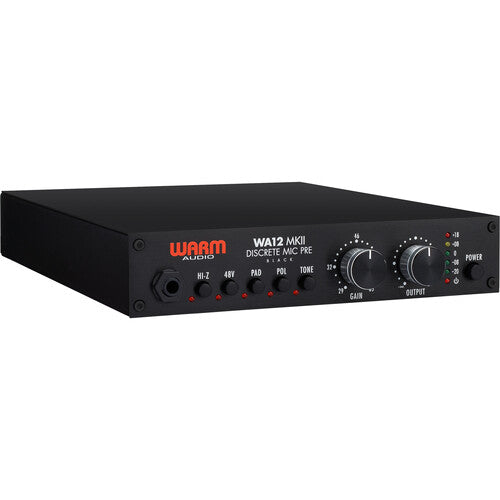 Warm Audio WA-12 MKII Single-Channel Preamplifier (Black)