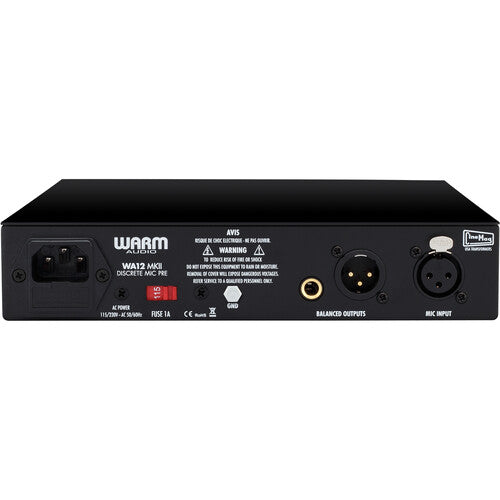 Warm Audio WA-12 MKII Single-Channel Preamplifier (Black)