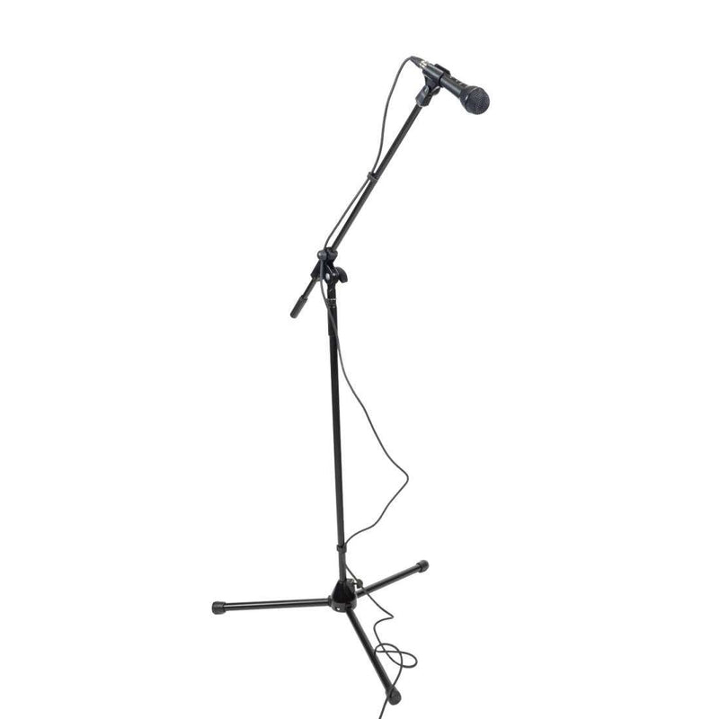 Ensemble de microphone portatif dynamique économique Apex MP1 avec câble, support et clip