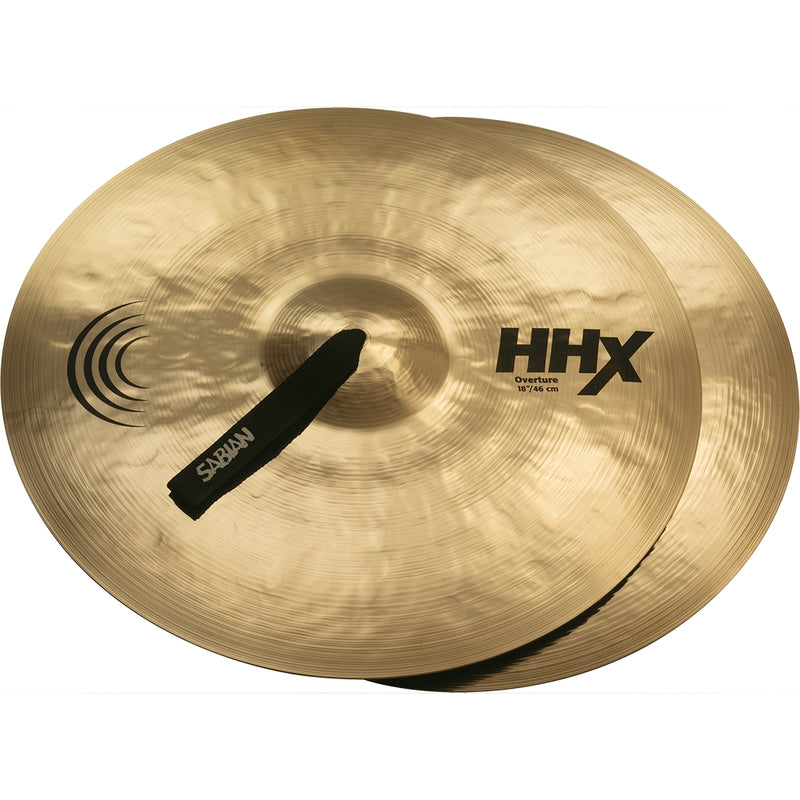 Sabian 11855XOVB HHX Overture Brilliant Hand Cymbals - 18"
