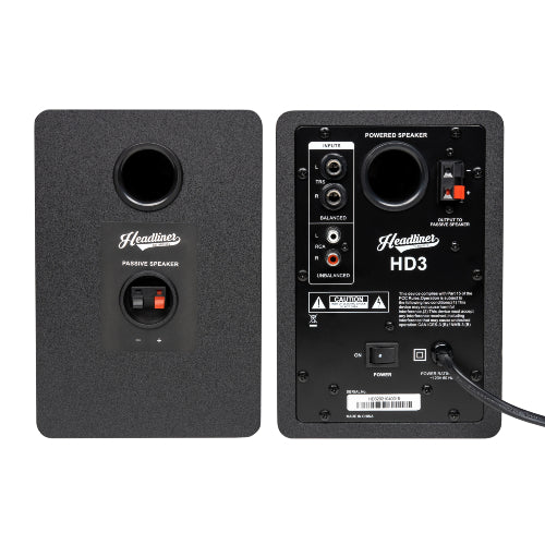 Headliner HL90000 HD3 3.5" Multimedia Reference Monitors - Black