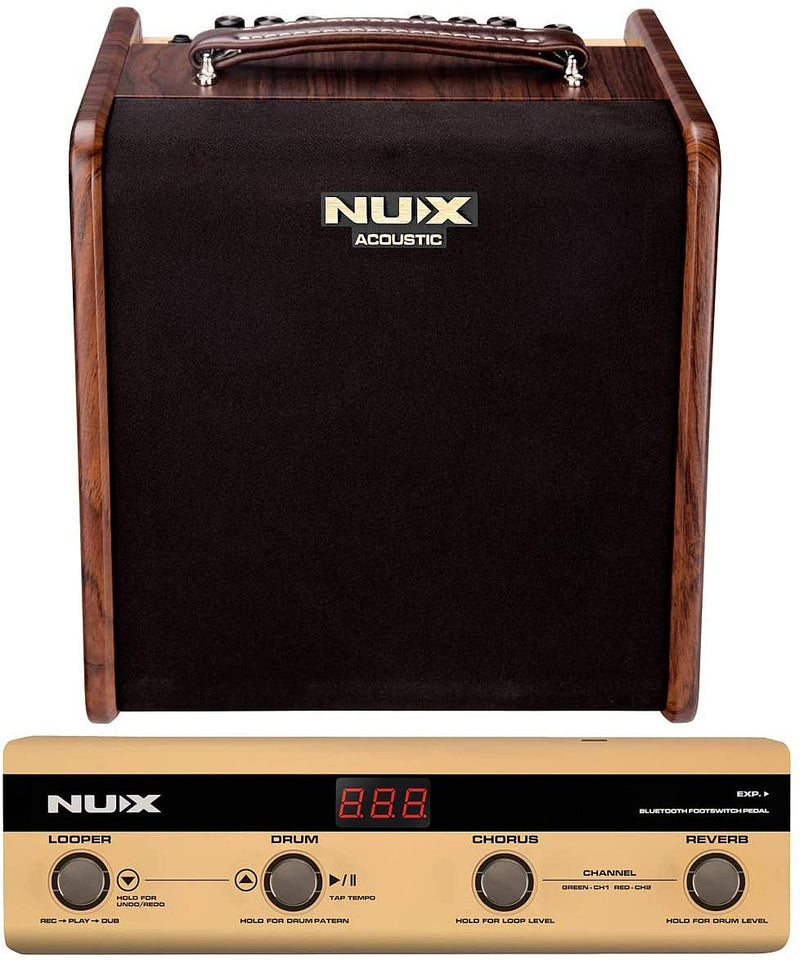 NUX STATEMAN-II VERDUGO SERIE BATTATEED POLIED 80W 1X6.5 "AMP combo acoustique