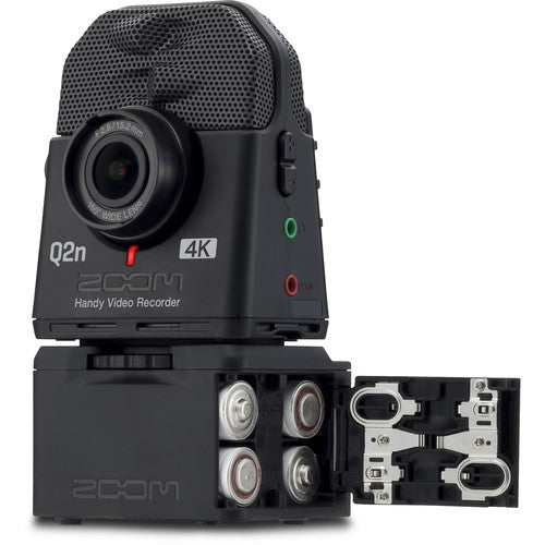 Zoom BCQ-2N Boîtier de batterie pour enregistreurs vidéo pratiques Q2n-4K/Q2n