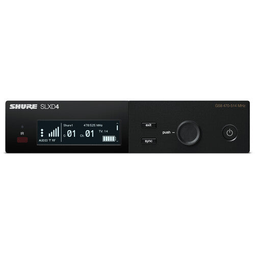 Shure SLXD14 Digital Wireless Guitar System (G58: 470 to 514 MHz)