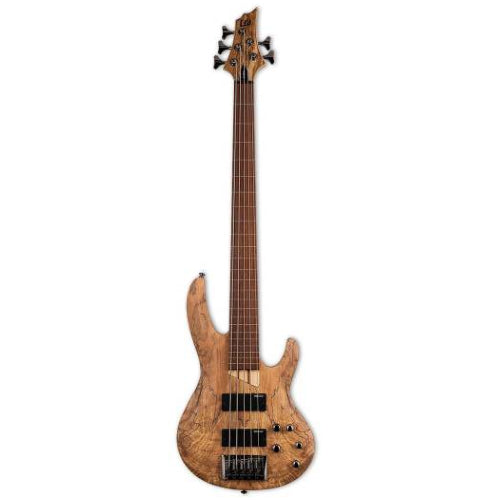 ESP LTD B-205SM - 5-String Fretless Electric Bass with ESP Designed Pickups and Active EQ - Natural Satin