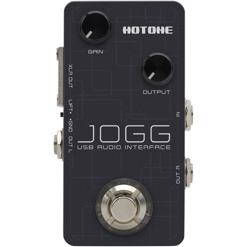 Hotone UA-10 Jogg Pédale d'interface audio USB pour guitares électriques