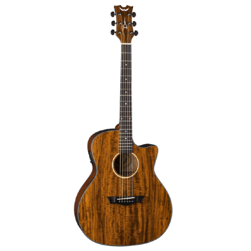 Dean AX E KOA - Exotic Cutaway Koa Guitare Acoustique Électrique - Koa