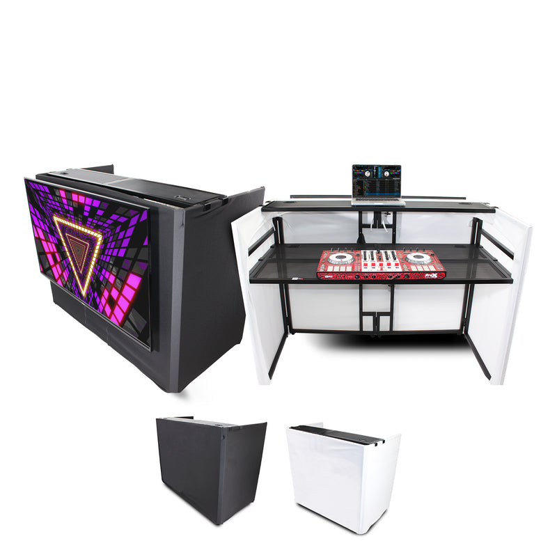 ProX XF-MESAMEDIAMK2 DJ Façade Table Workstation