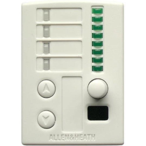 Allen & Heath PL-14 Wall Plate Remote Controller w/ IR Sensor for GR3 & GR4 Audio Zone Mixers
