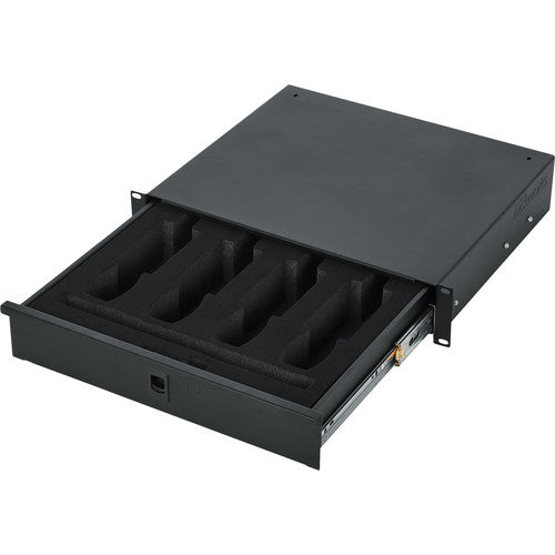 Gator GRW-DRWWRLSS Rackworks Wireless Microphone Rack Drawer - 2U, 14.2" Deep