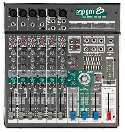 Yorkville PGM8 8 Channel Mixer