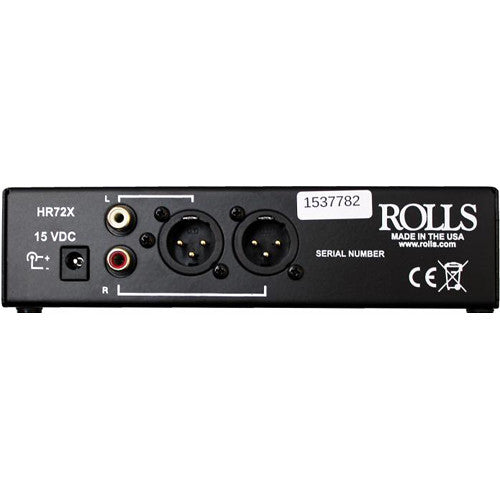 Rolls HR72X Lecteur CD/MP3 montable en rack avec connecteurs de sortie XLR (1RU de haut) 