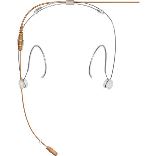 Shure DH5 DuraPlex micro-casque omnidirectionnel (cacao, LEMO 3 broches)