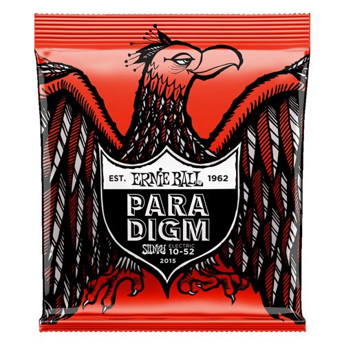 Cordes pour guitare électrique Ernie Ball 2015EB Paradigm - Skinny Top Heavy Bottom 10-52