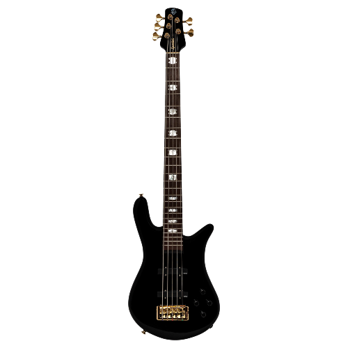Spector EURO5BKCL Euro 5 Classic - 5 String Electric Bass with EMG Pickups - Solid Black