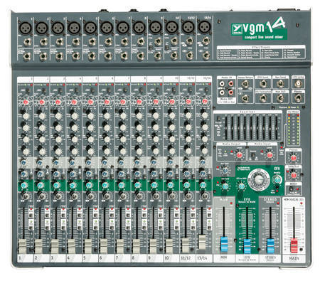 Yorkville VGM14 14 Channel Compact Desk Mixer