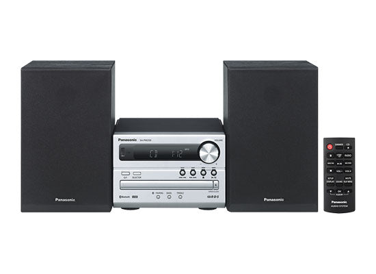 Système audio compact Panasonic SCPM250S avec lecteur CD et Bluetooth®