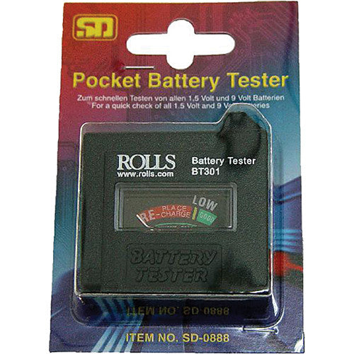 Rolls BT301 Pocket Battery Tester