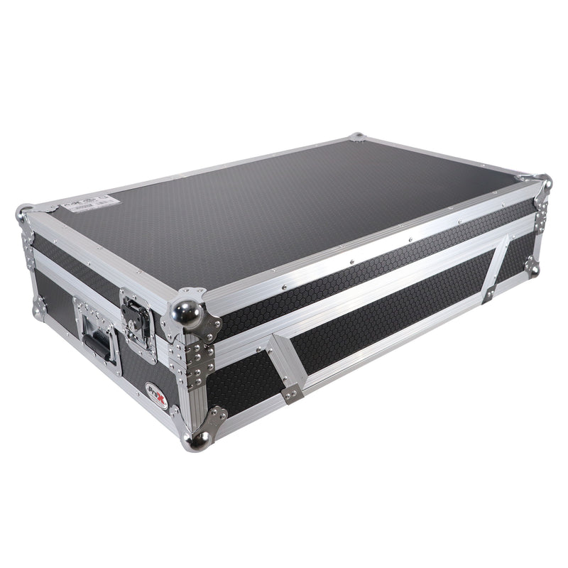 ProX XS-XDJXZ W Flight Case pour système DJ autonome Pioneer XDJ-XZ avec roulettes (argent)