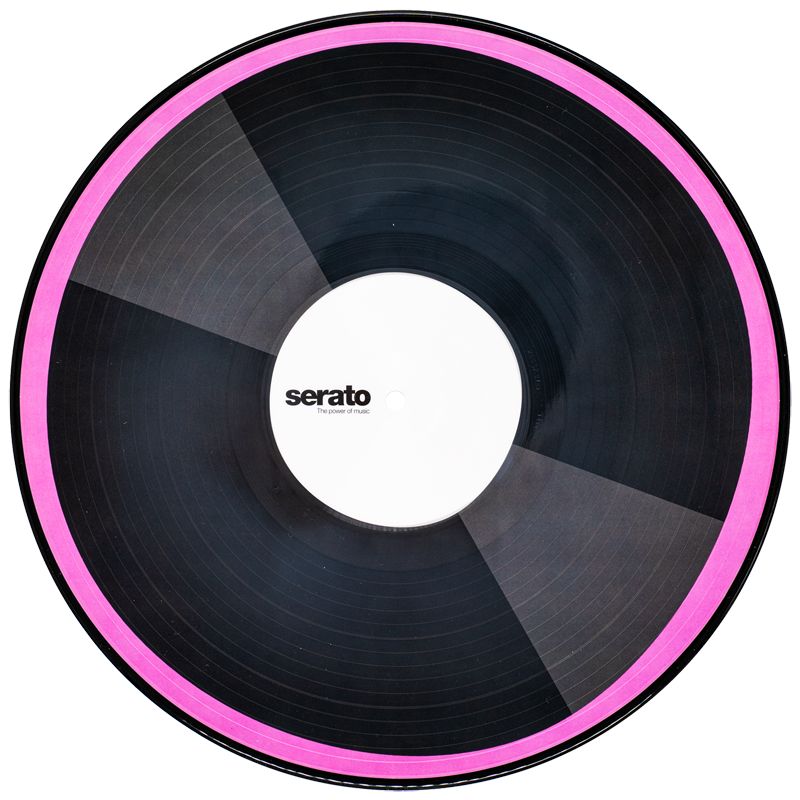 Serato Control Vinyl Emoji Series - Flame/Record (Paire) 