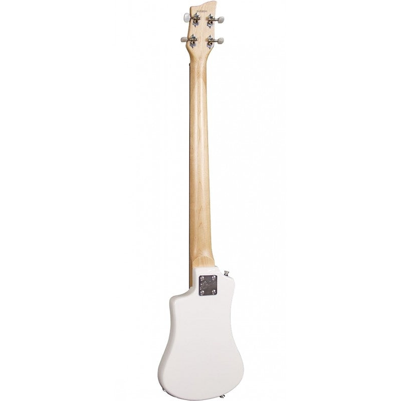 Hofner SHORTY Electric Guitar with 1 Humbucker Pickup Comes with Gig Bag - White