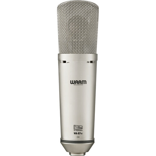 Warm Audio WA-87 R2 Microphone à condensateur multi-motifs (nickel)
