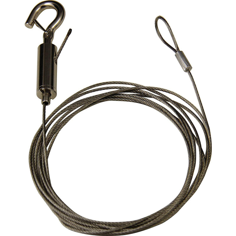 Primacoustic SLIPNOT - Câble de suspension avec clip de verrouillage coulissant, 76 po, paquet de 12