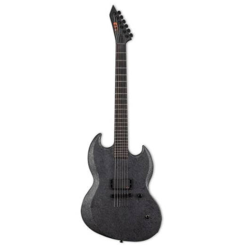 ESP LTD RM-600 REBA MEYERS Signature Electric Guitar (Black Marble Satin)