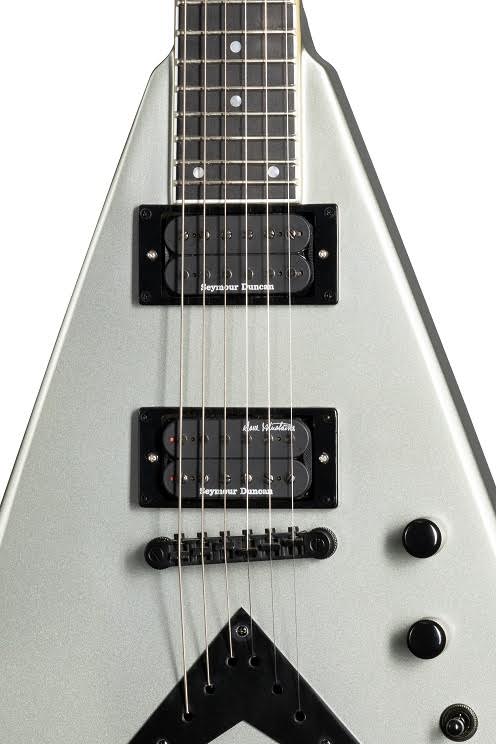 Kramer DAVE MUSTAINE VANGUARD Electric Guitar (Silver Metallic)