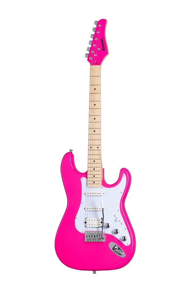 Kramer KF21HPCT Focus VT-211S Guitare électrique Rose vif