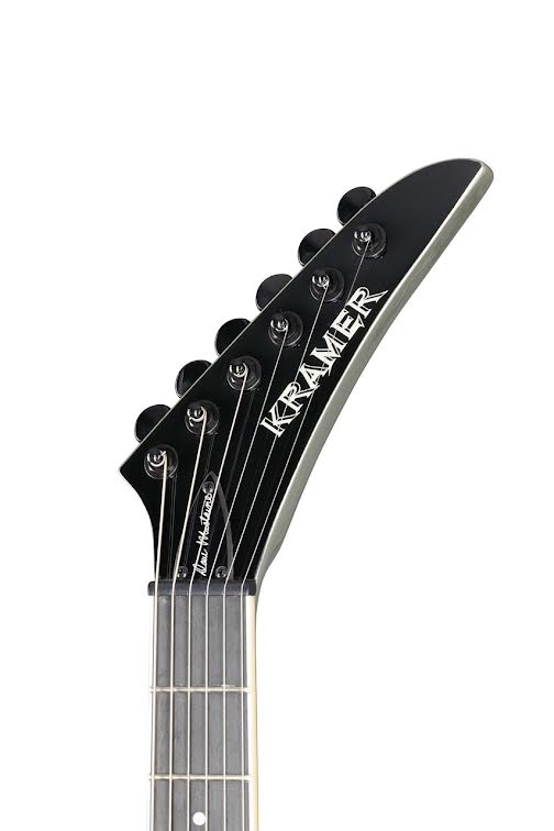 Kramer DAVE MUSTAINE VANGUARD Electric Guitar (Silver Metallic)