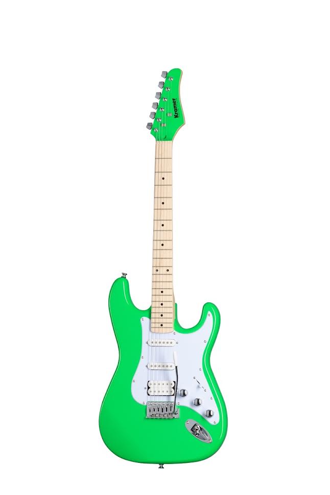 Kramer KF21NGCT Focus VT-211S Guitare électrique Vert fluo