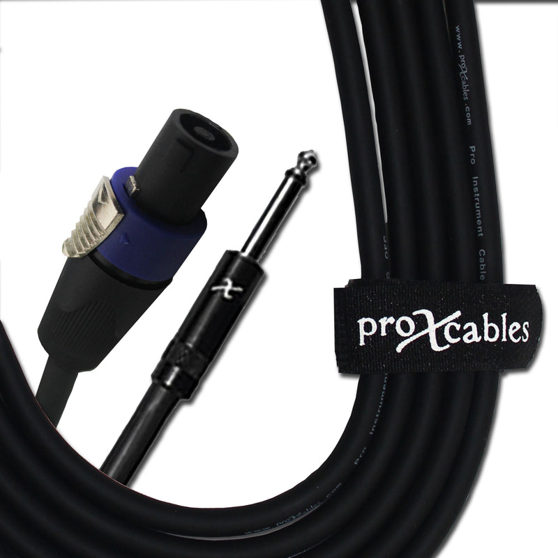 ProX XC-SQ50 50ft. 12 AWG SpeakOn to 1/4" TS-M High Performance Speaker Cable