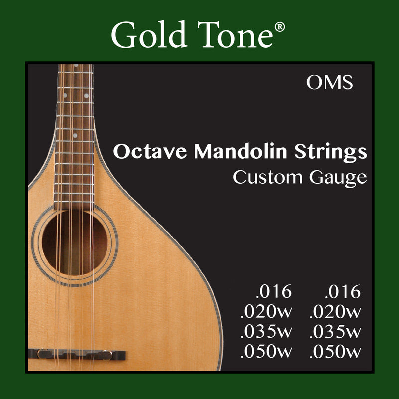 Jeu de cordes pour mandoline Gold Tone GT-OMS Octave